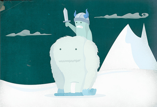 Illustration for article titled Retro Illustrations of Monsters at Work and Play